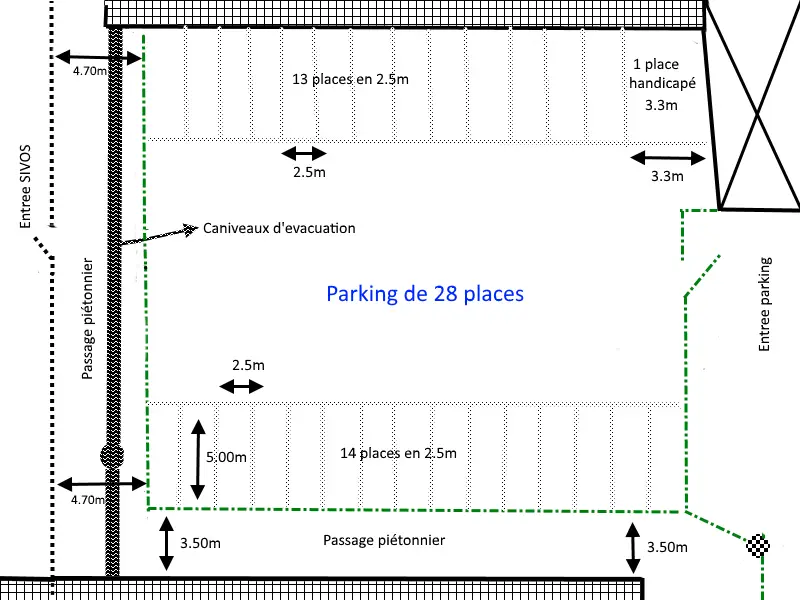 Plan aménagement parking SIVOS