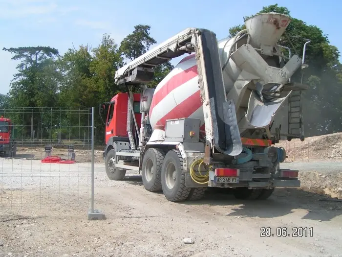 Une toupie de béton